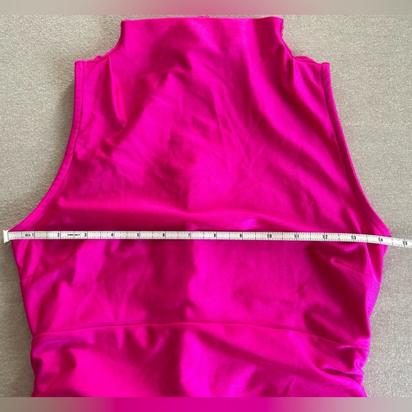 Windsor Mini Dress / Licra / Hot Pink  Size S - Picture 7 of 12